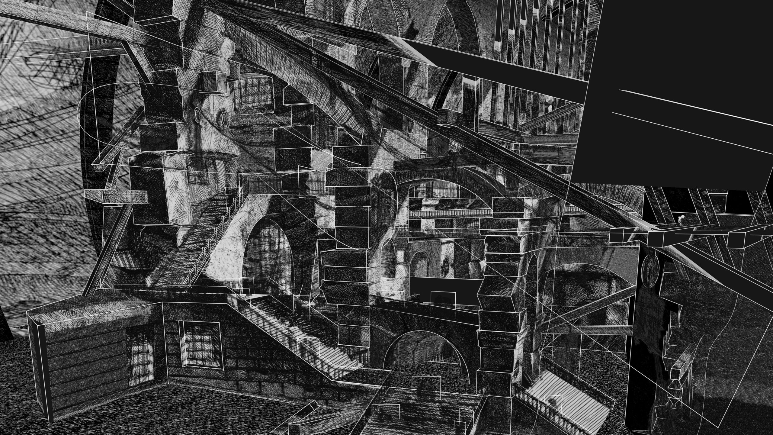 Piranesi Carceri d'Invenzione 3D reconstruction