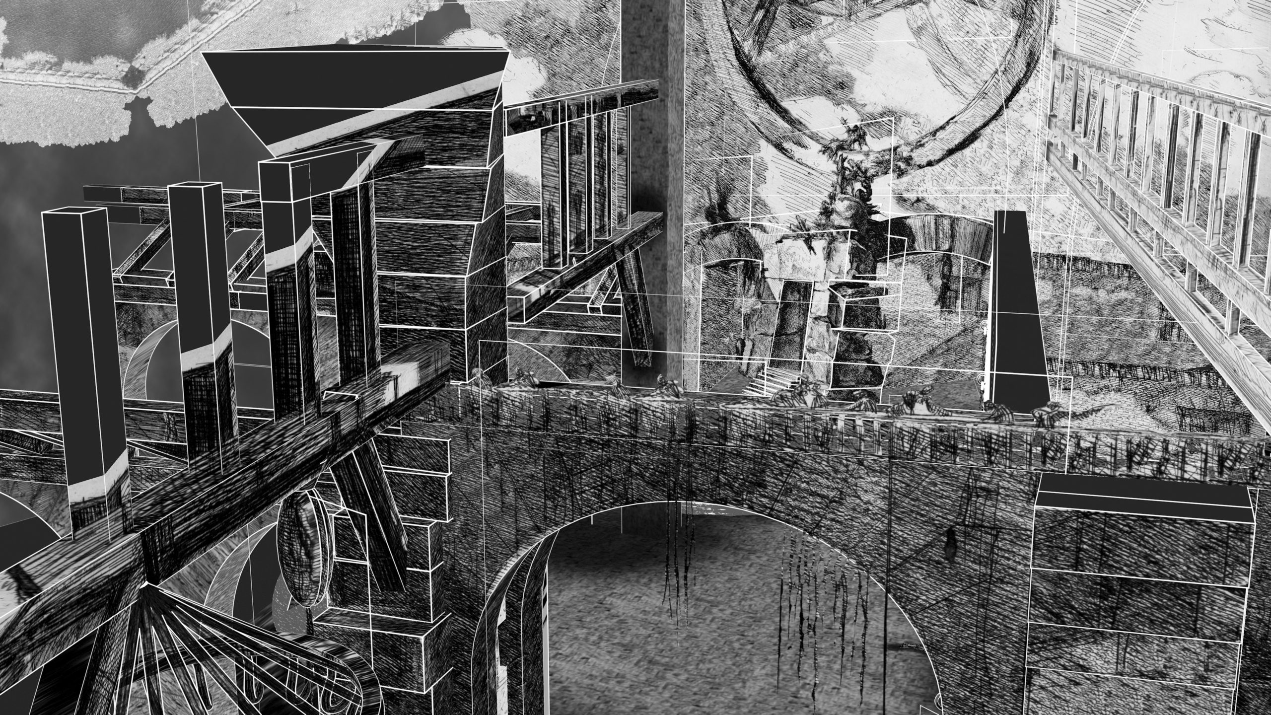 Piranesi Carceri d'Invenzione 3D reconstruction