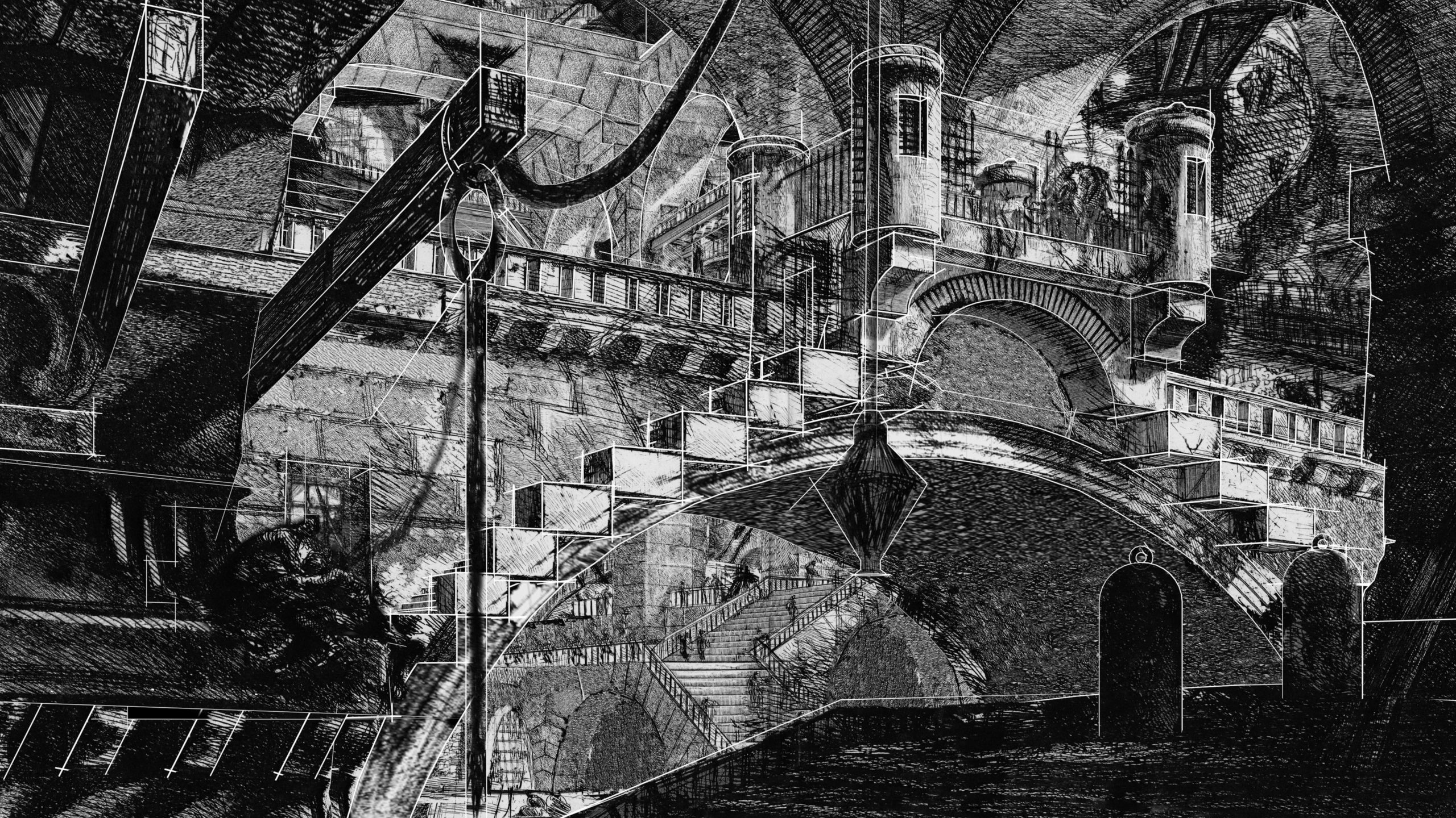 Piranesi Carceri d'Invenzione 3D reconstruction
